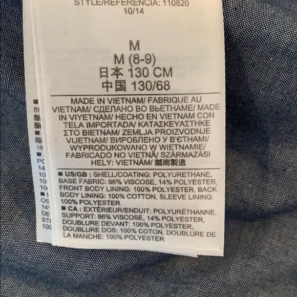 Gap Kids Leather style girls jacket - Picture 5 of 5